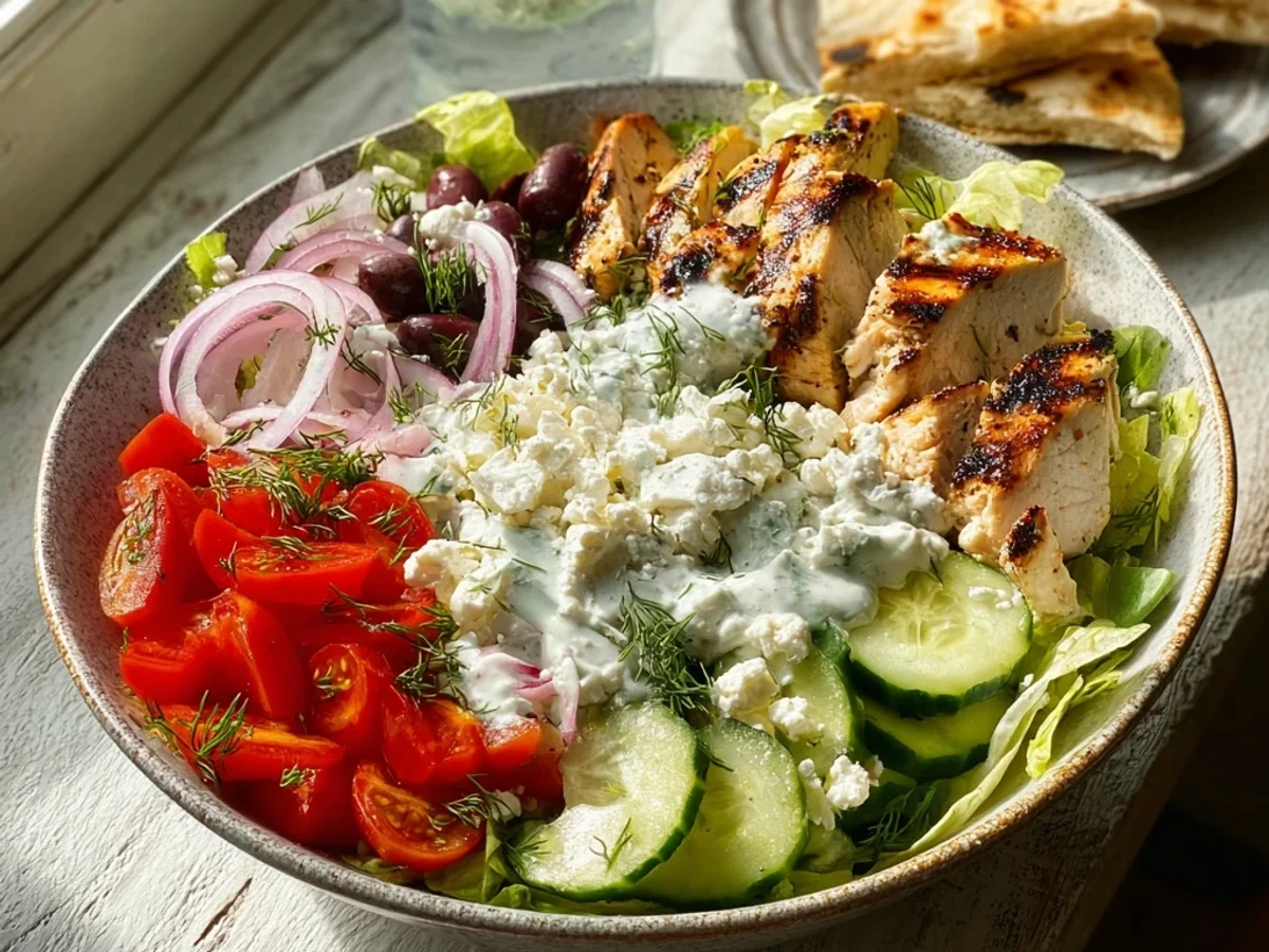 Flavorful Greek Chicken Bowls: Zesty Weeknight Dinner - Featured Image
