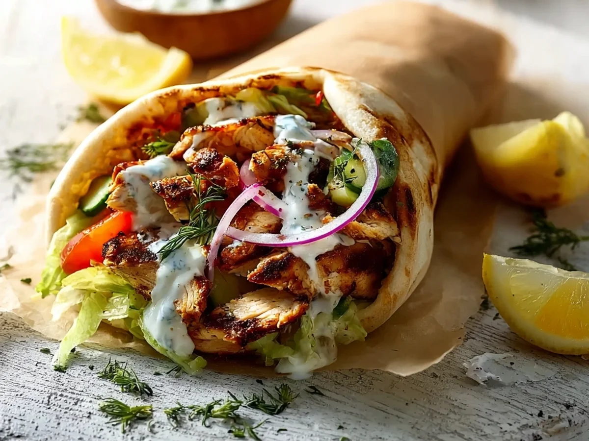Flavorful Greek Chicken Gyros: A Taste of Home - Featured Image