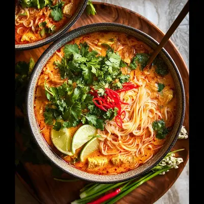Flavorful Thai Red Curry Noodle Soup: A Zesty, Quick Meal