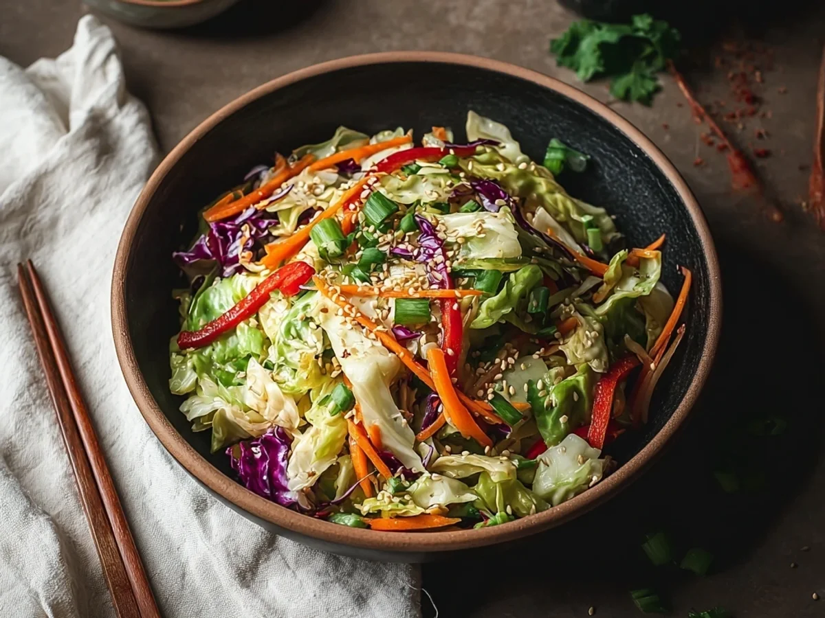 Fresh Asian Cabbage Stir Fry: A Speedy Weeknight Meal - Featured Image