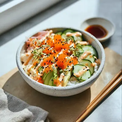Fresh California Roll Sushi Bowls: Quick Weeknight Dinner
