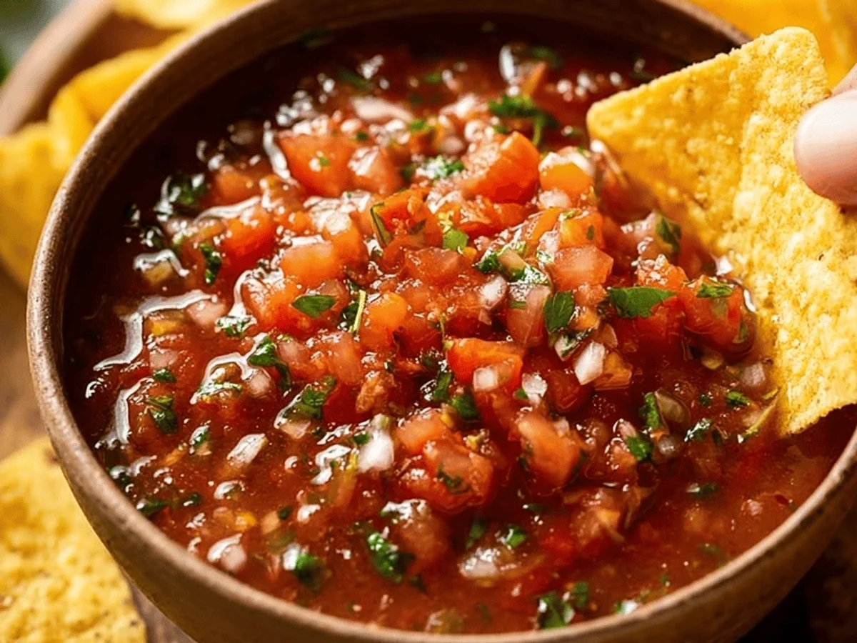 Fresh Garden Homemade Salsa Recipe: Tangy & Zesty - Featured Image