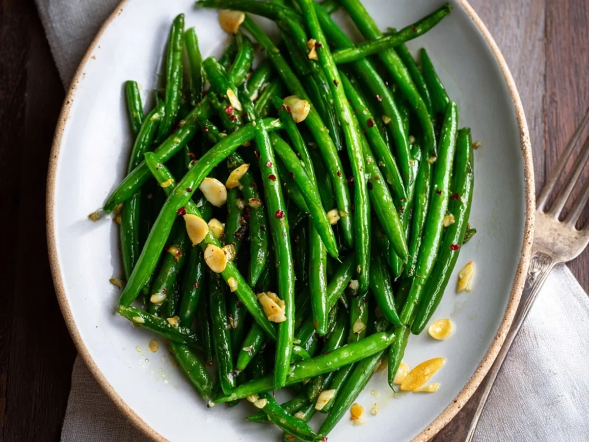 Fresh Garlic Sauteed Green Beans: Quick Zesty Side - Featured Image