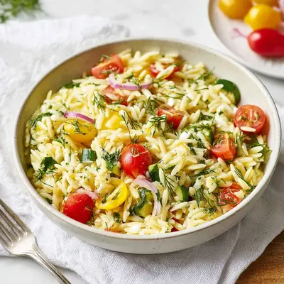 Fresh Lemon Orzo Salad: Zesty Summer Side Dish