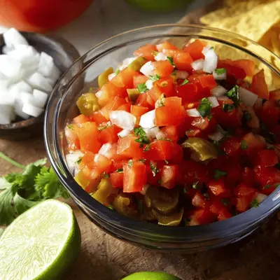 Fresh Tomato Homemade Salsa Recipe for Tacos & Chips