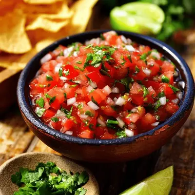 Fresh Zesty Salsa with Cilantro Lime
