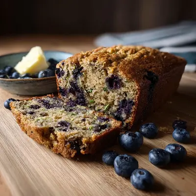 Garden Fresh Blueberry Zucchini Bread