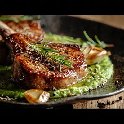 Gordon Ramsay Lamb Chop: Herby Crust & Perfect Pink