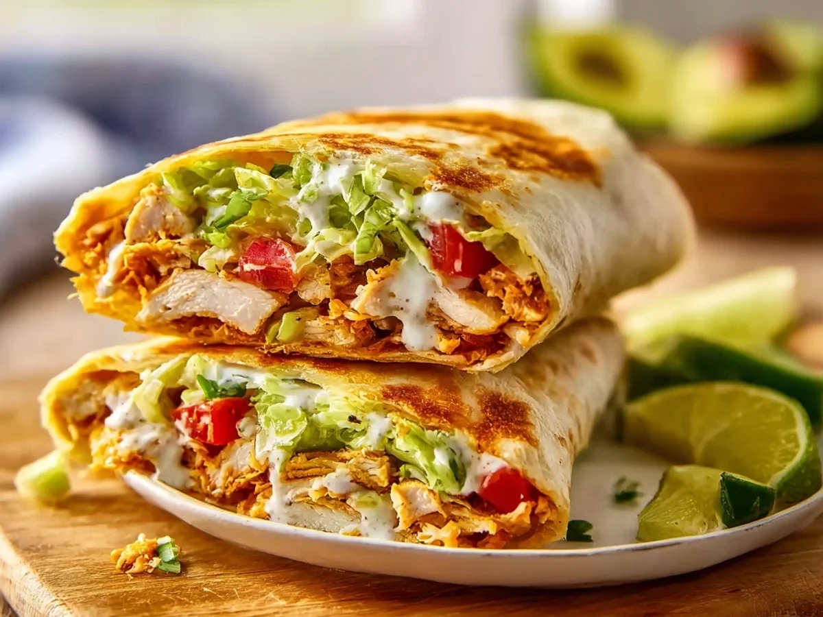 Healthy Chicken Crunch Wrap: Crispy, Satisfying & Simple - Featured Image