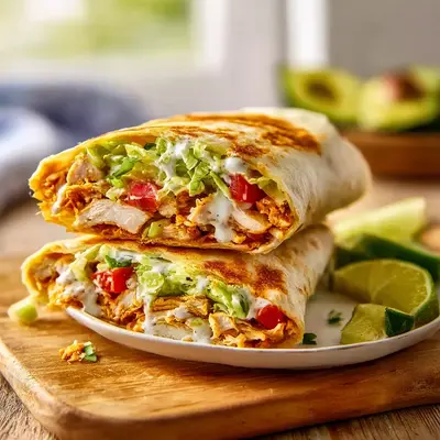 Healthy Chicken Crunch Wrap: Crispy, Satisfying & Simple