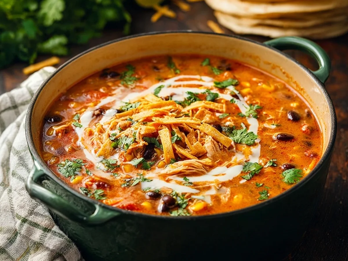 Hearty Chicken Enchilada Soup: A Weeknight Hug in a Bowl - Featured Image