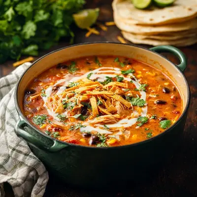 Hearty Chicken Enchilada Soup: A Weeknight Hug in a Bowl