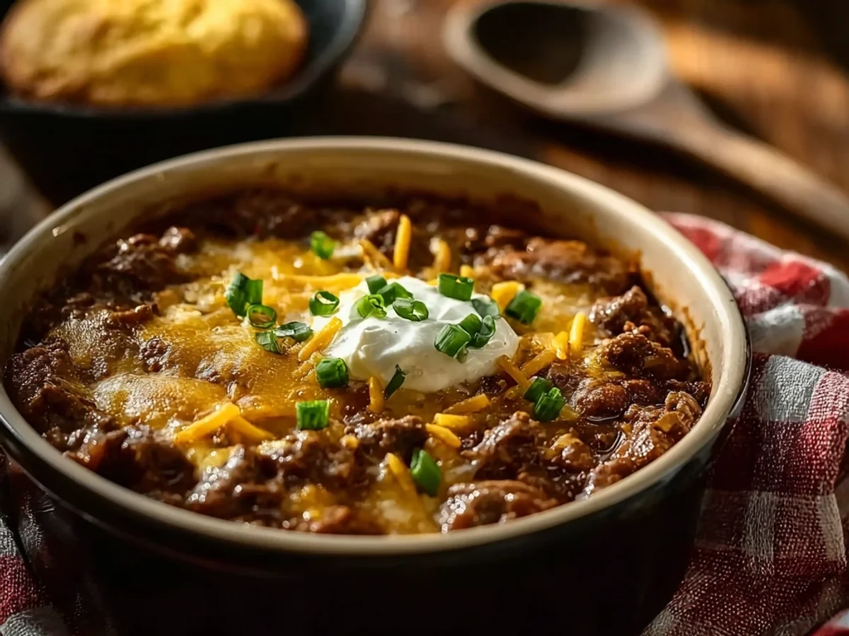 Hearty Cowboy Chili: A Rich & Smoky Stove-Top Bowl - Featured Image