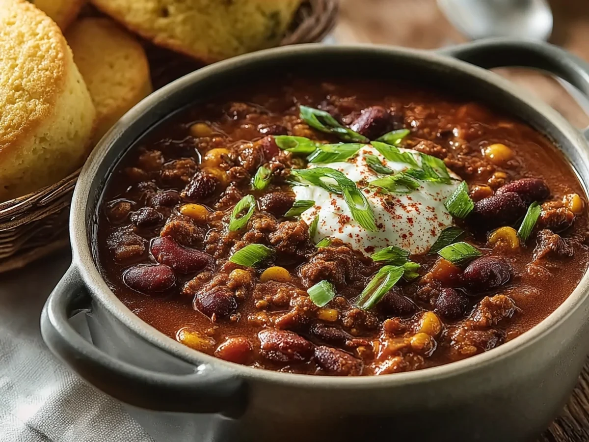 Hearty Cowboy Chili with Beans: A Weeknight Comfort - Featured Image