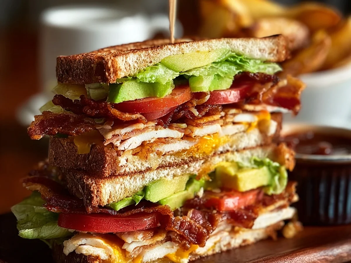 Hearty Cowboy Club Sandwich: My Ranch-Style Favorite - Featured Image