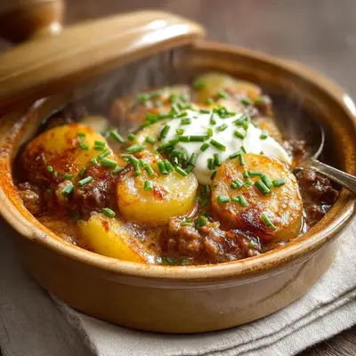 Hearty Crockpot Hamburger Potato Casserole: A Weeknight Hug