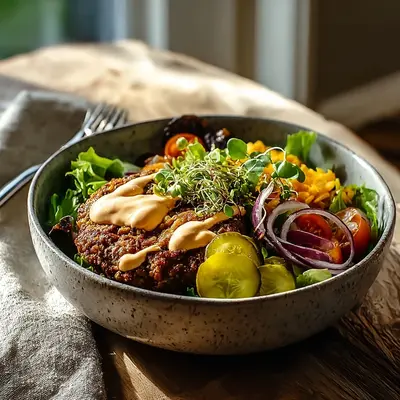 Hearty Delicious Burger Bowls for Easy Weeknights