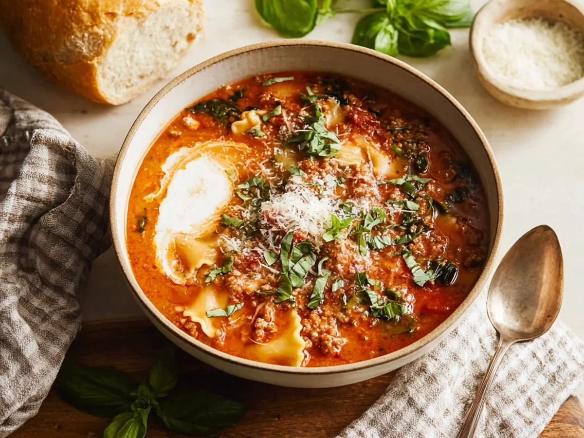 Hearty Lasagna Soup: One-Pot Weeknight Comfort - Featured Image