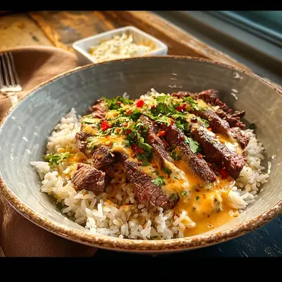 Hearty Steak Queso Rice: A Flavorful Skillet Meal