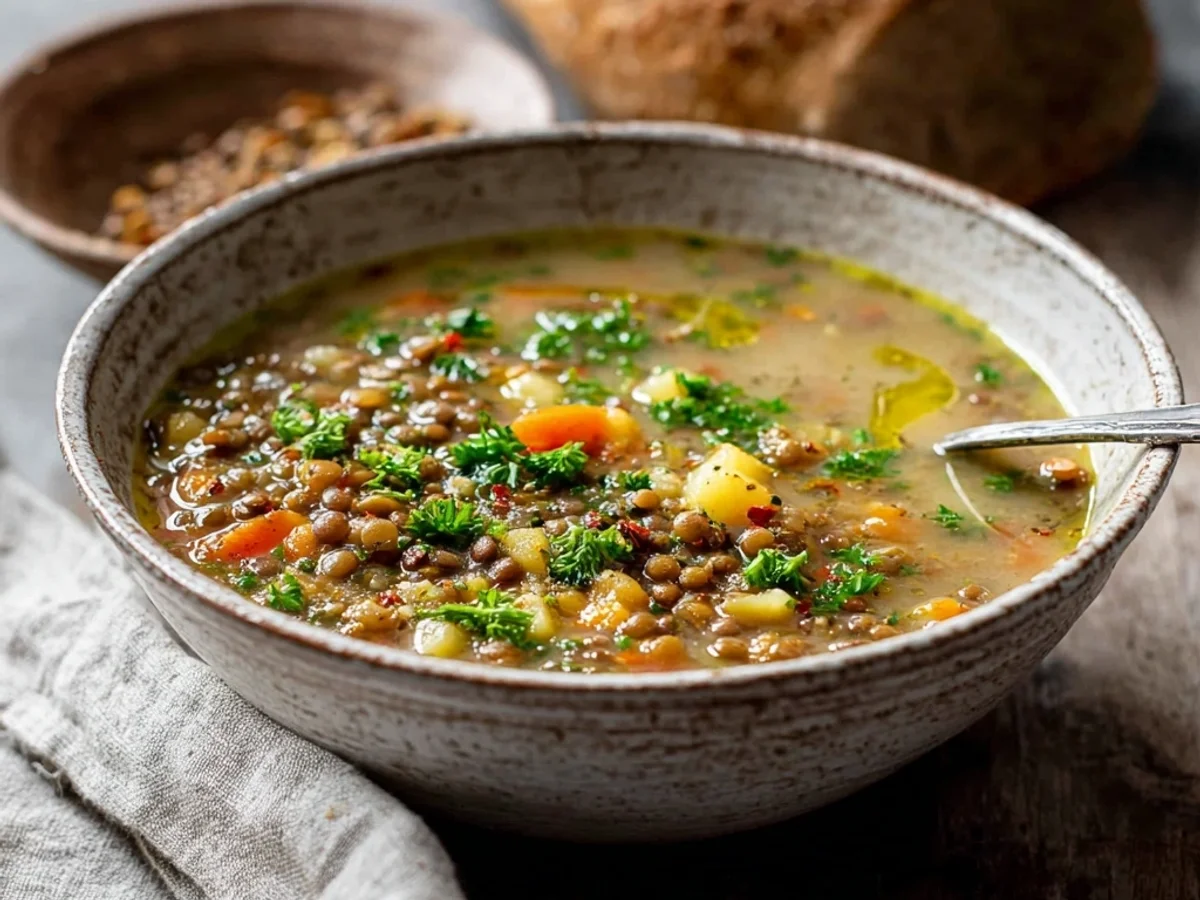 Hearty Vegetarian Lentil Soup: Simple & Nourishing - Featured Image