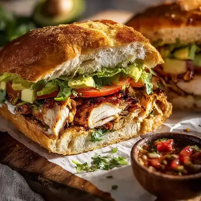 Homemade Chicken Torta Sandwich: A Zesty Lunch Idea
