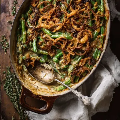 Homemade Green Bean Casserole: Creamy & Crispy Side