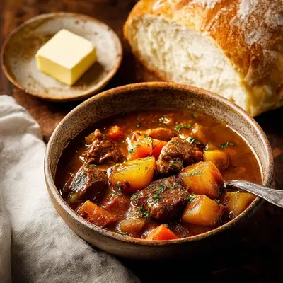 Homestyle Old Fashioned Beef Stew: Rich & Flavorful