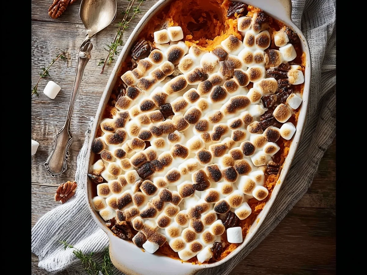 Homestyle Old Fashioned Sweet Potato Casserole - Featured Image