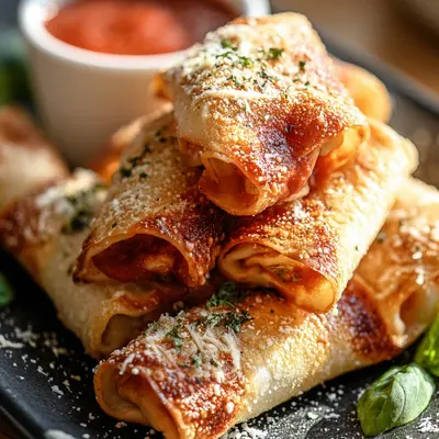 Low-Calorie Pizza Rolls: A 3-Ingredient Snacky Hack!