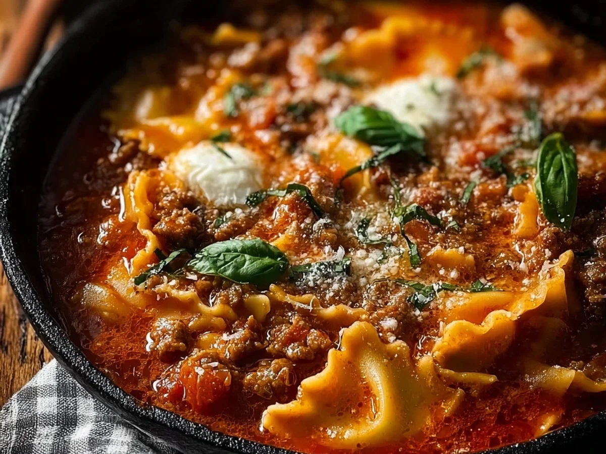 One Pot Lasagna Soup: Weeknight Italian Flavor - Featured Image