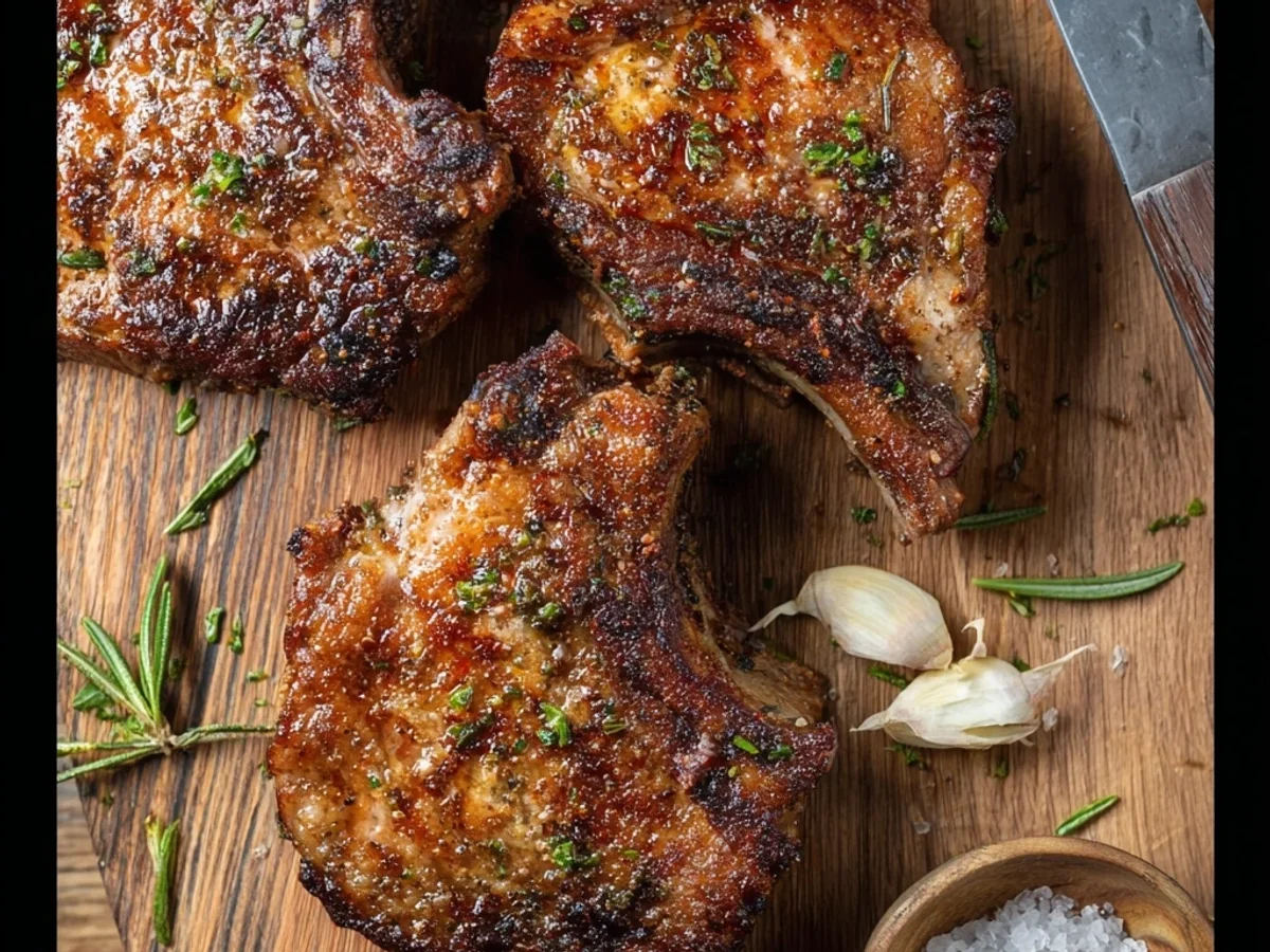 Quick Air Fryer Lamb Chops: Juicy, Tender & Flavorful - Featured Image