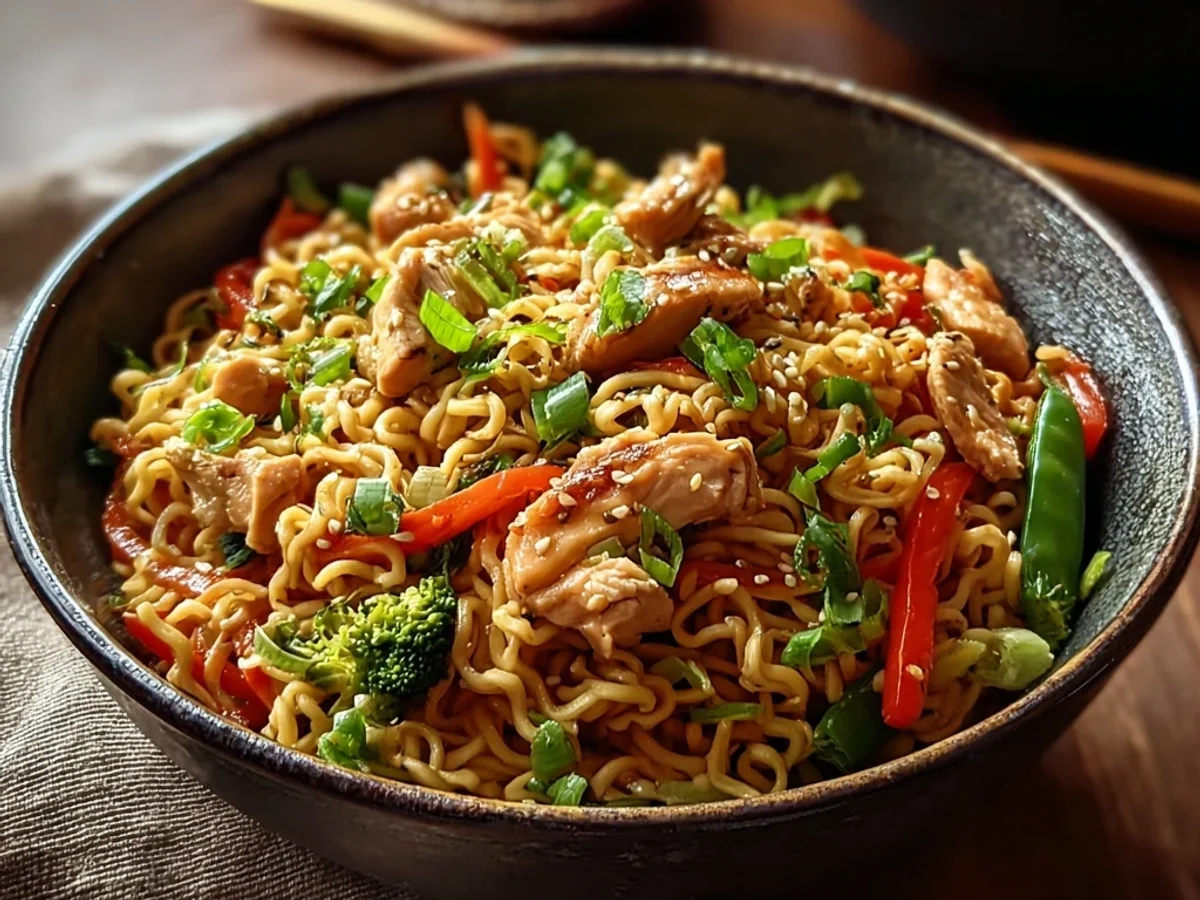 Quick Chicken Ramen Stir Fry: Savory Weeknight Noodles - Featured Image