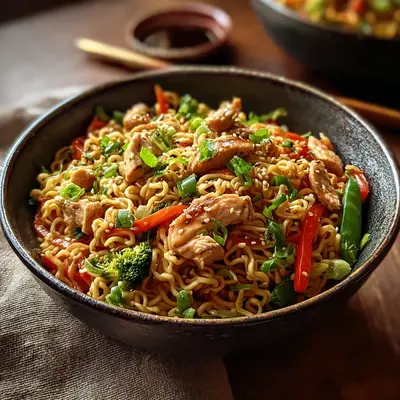 Quick Chicken Ramen Stir Fry: Savory Weeknight Noodles