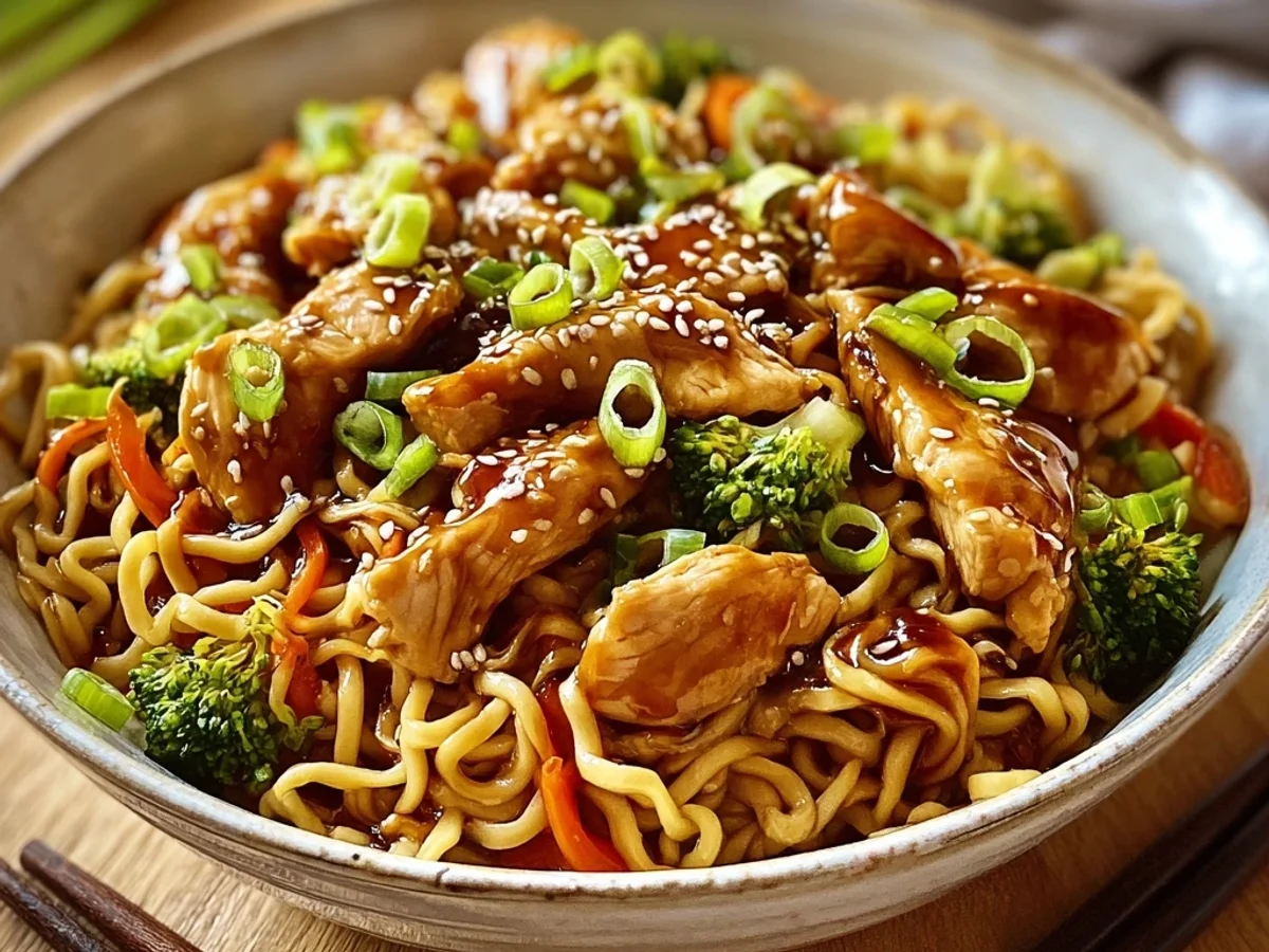 Quick Chicken Teriyaki Noodles: Speedy Dinner Delight - Featured Image