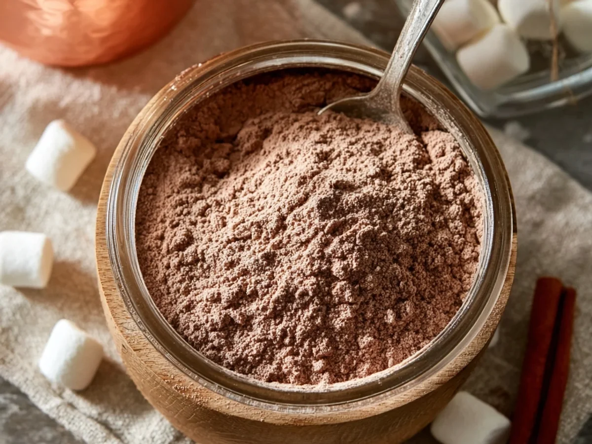 Rich Homemade Hot Chocolate Mix Recipe - Featured Image