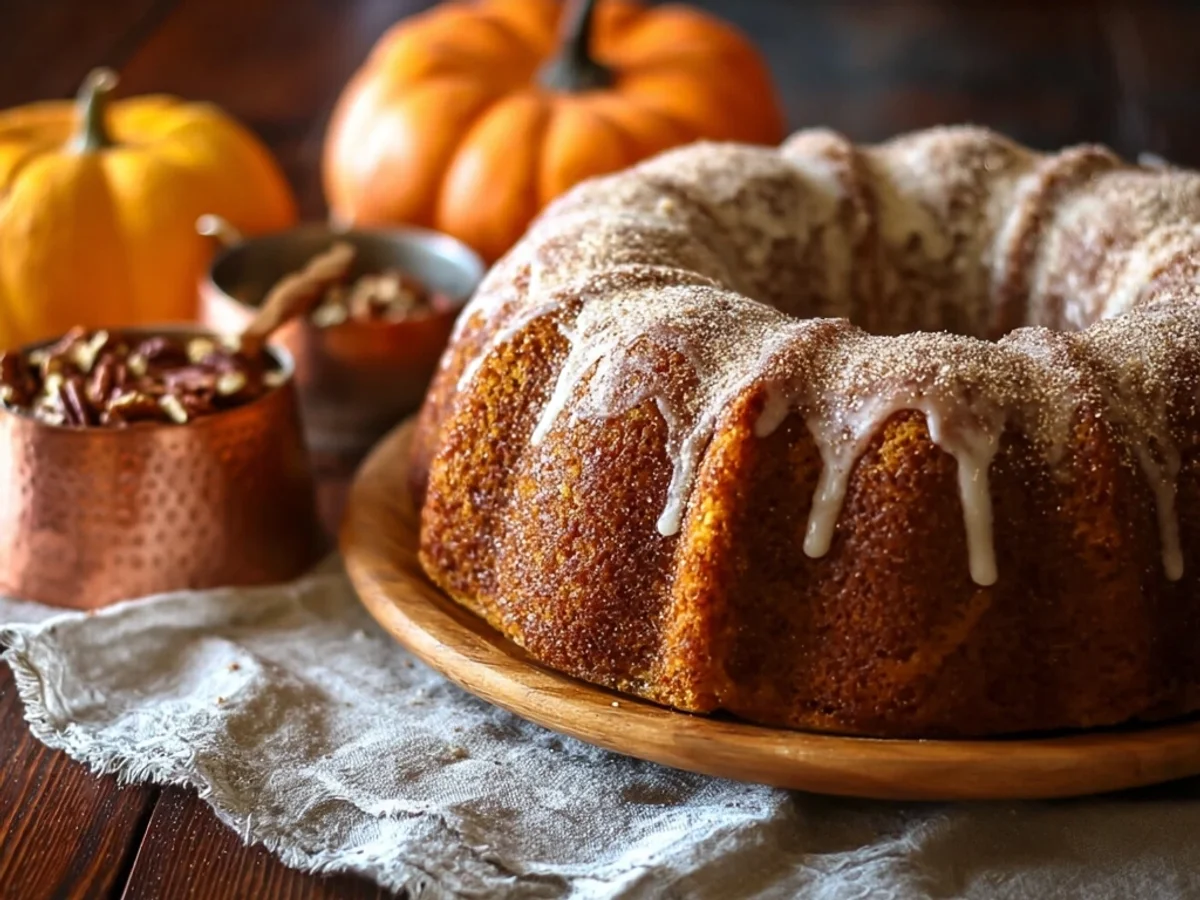 Rich Pumpkin Spice Bundt Cake for Autumn Evenings - Featured Image