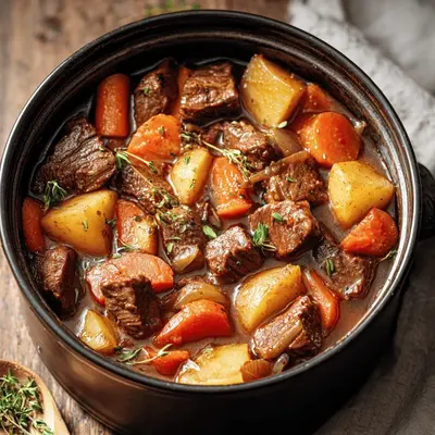 Rustic Crockpot Stew Casserole: Easy Weeknight Dinner