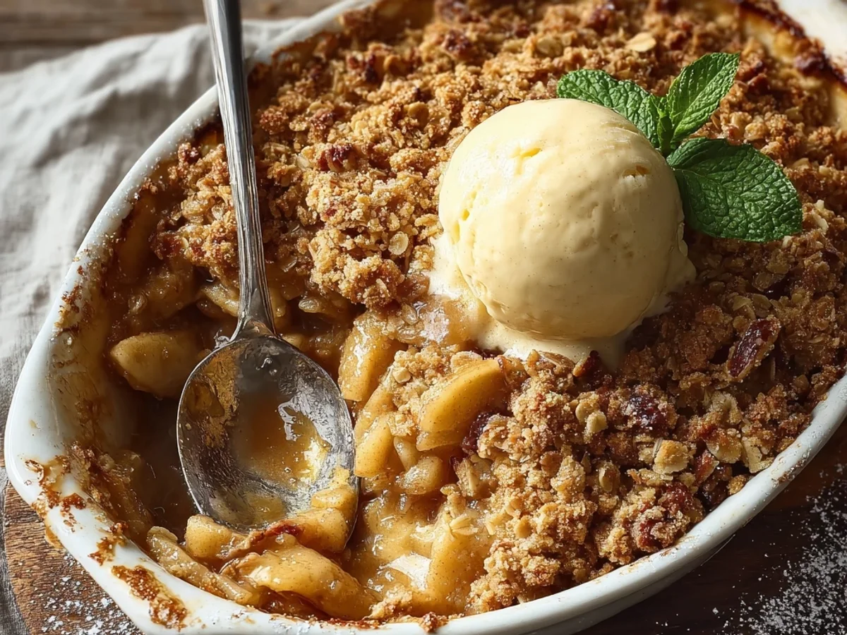 Rustic Easy Homemade Apple Crisp: A Family Favorite - Featured Image