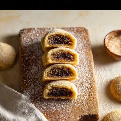 Rustic Homemade Fig Newton Cookies Recipe