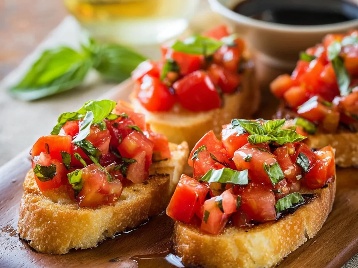 Rustic Italian Bruschetta: Fresh Tomato & Basil Bites - Featured Image