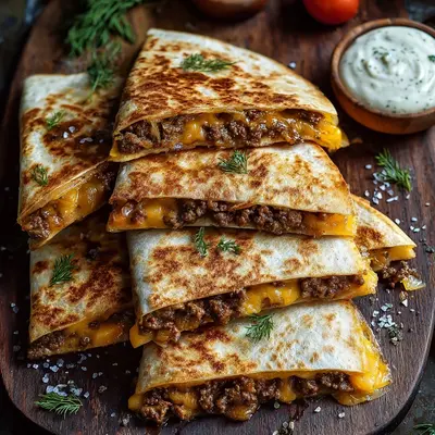 Smashburger Quesadillas: Crispy, Cheesy, Quick Meal