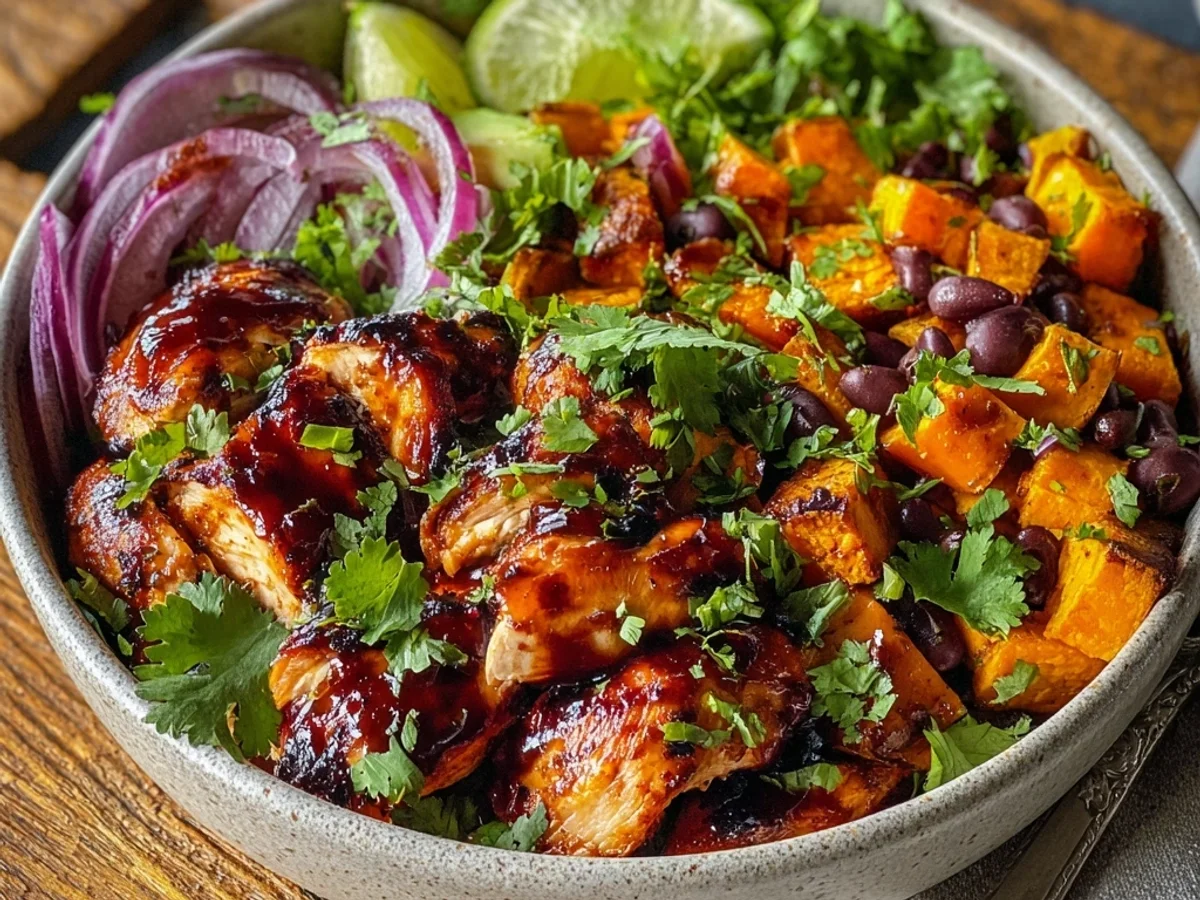 Smoky BBQ Chicken Sweet Potato Bowl: Simple & Satisfying - Featured Image