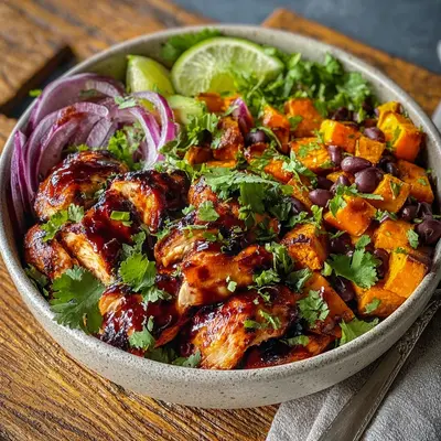 Smoky BBQ Chicken Sweet Potato Bowl: Simple & Satisfying