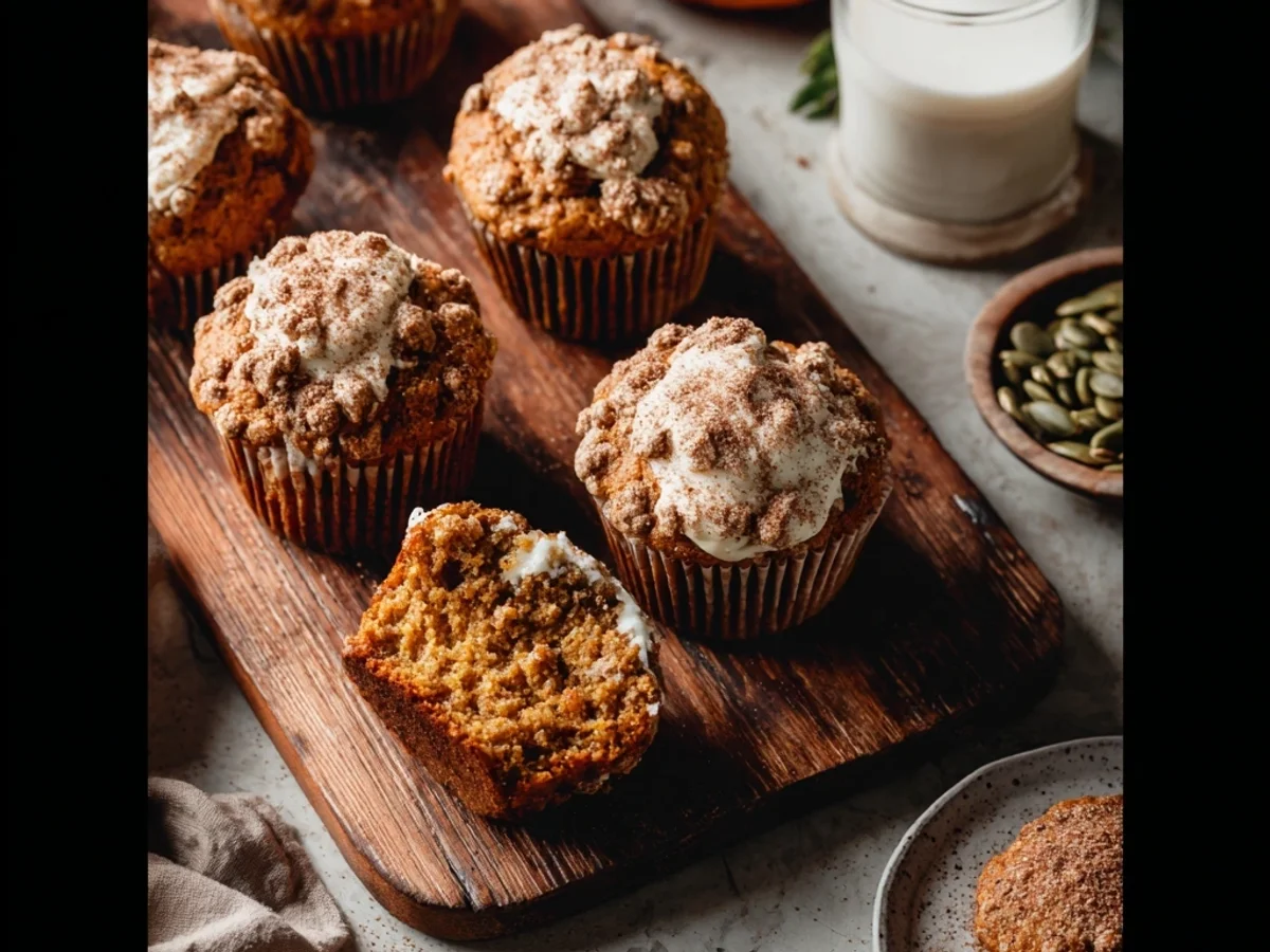 Spiced Pumpkin Cream Cheese Muffins: A Morning Treat - Featured Image