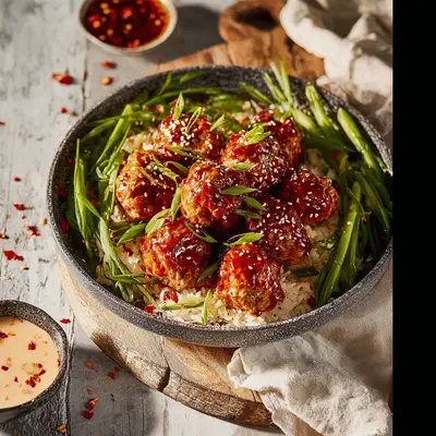 Spicy Firecracker Meatballs: Weeknight Flavor Burst