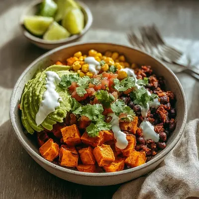Sweet Potato Taco Bowl: Healthy & Hearty Weeknight Meal