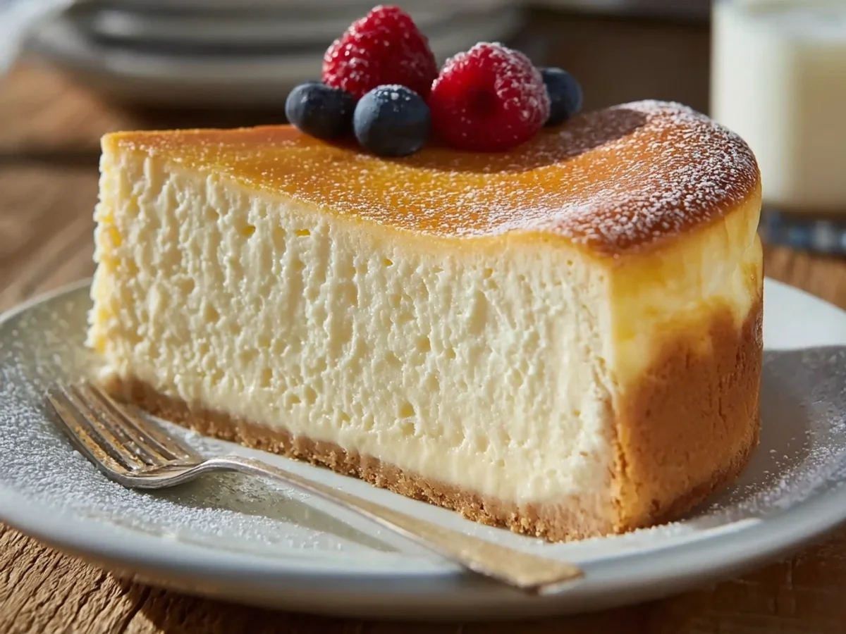 Tall & Creamy New York Cheesecake: A Slice of Home - Featured Image