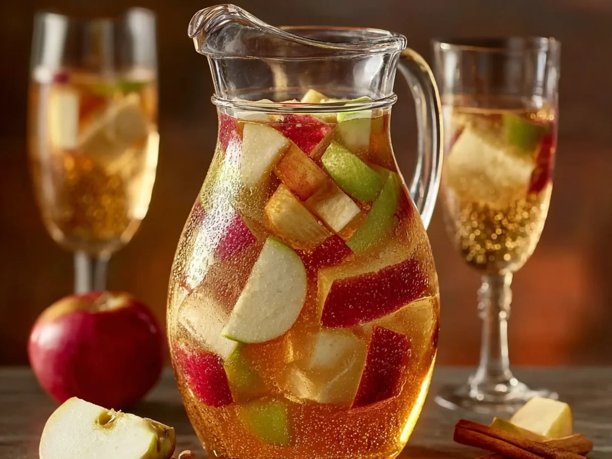 Tangy Apple Cider Sangria Recipe for Fall Gatherings - Featured Image