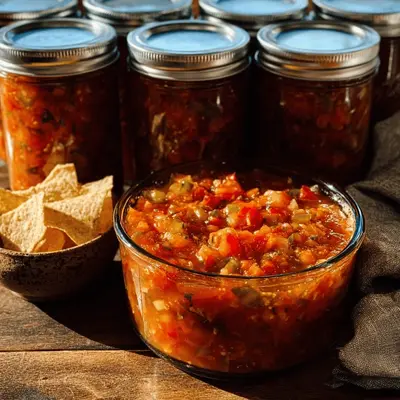 Tangy Canning Zesty Salsa: My Summer Pantry Secret