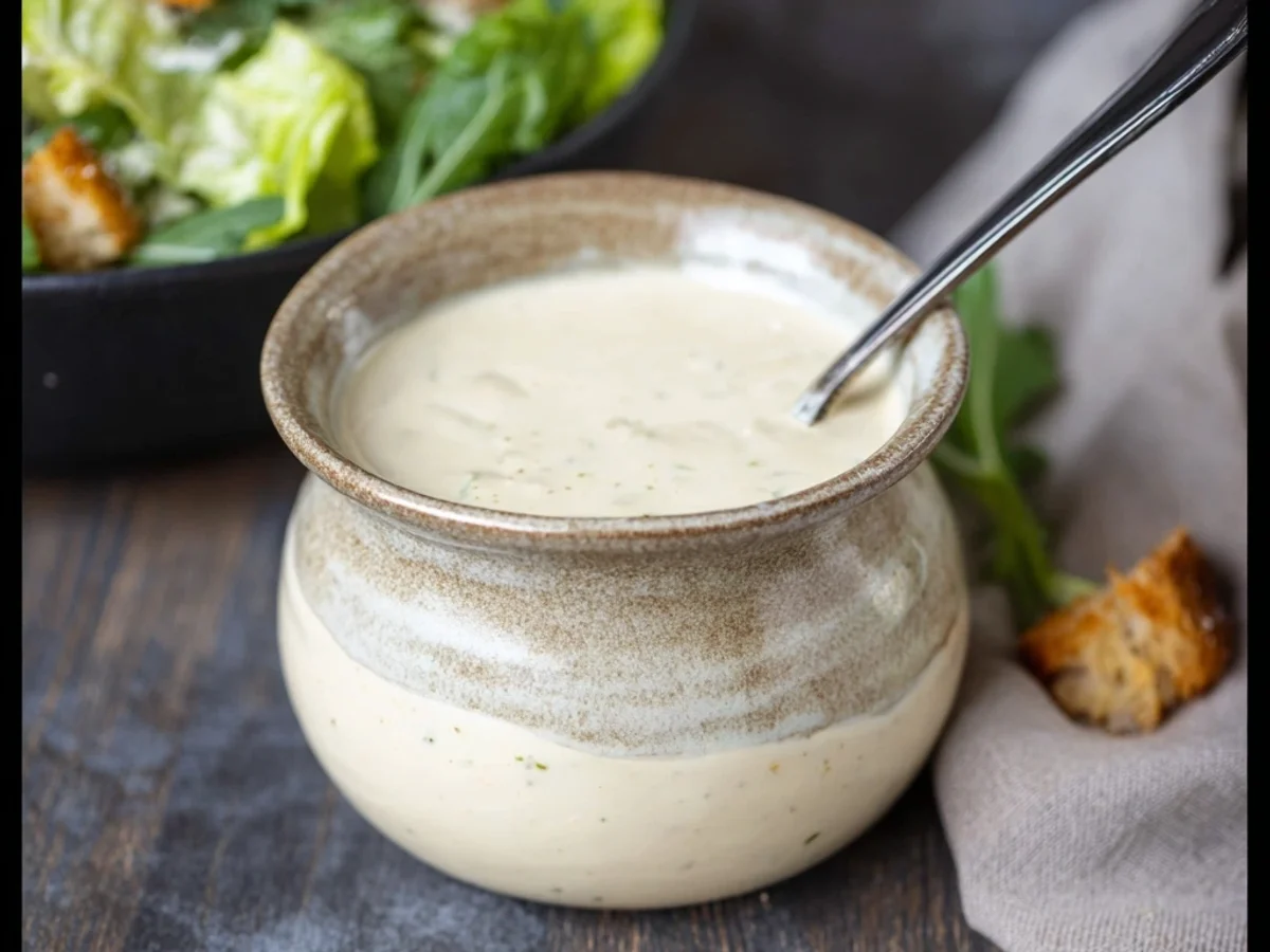 Tangy Creamy Caesar Dressing: My Homemade Recipe - Featured Image